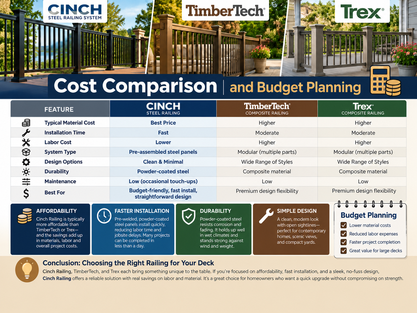 CINCH Comparison